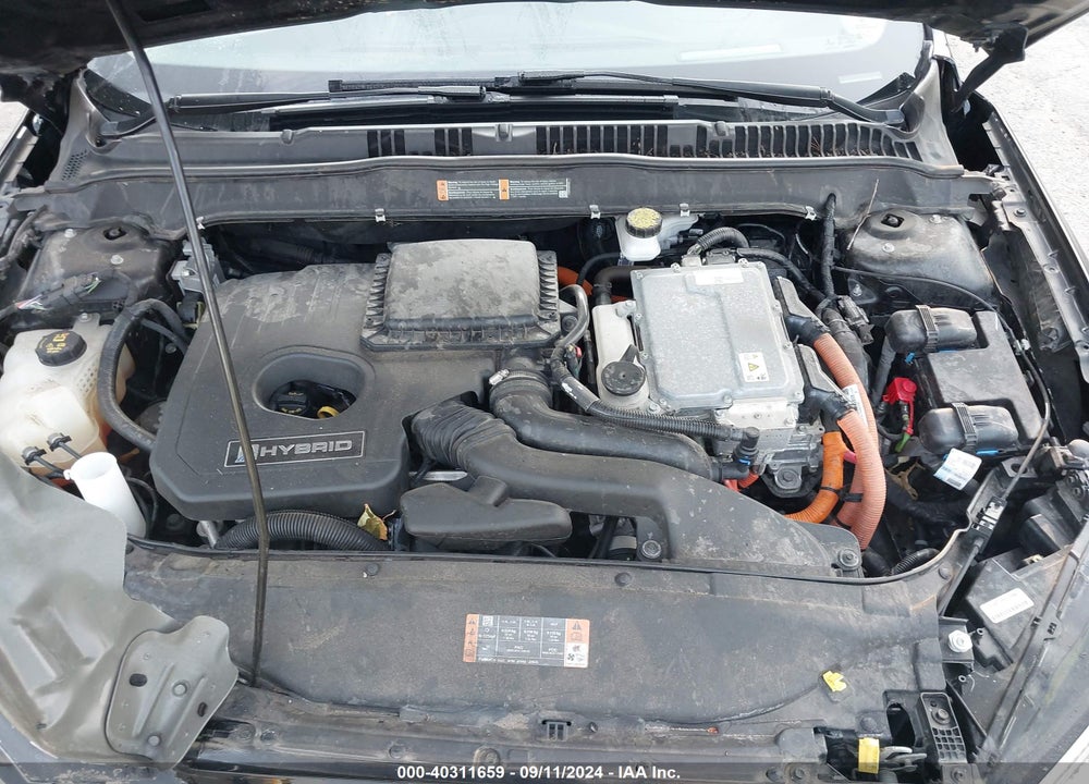 2019 FORD FUSION HYBRID SEL VIN: 3FA6P0MU7KR131986
