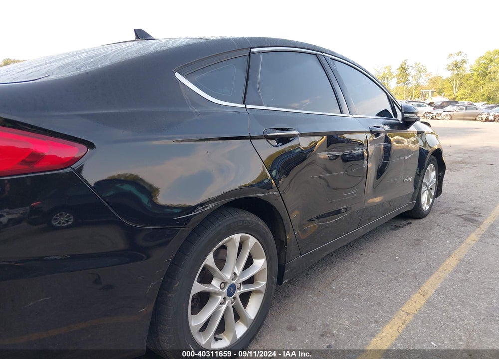 2019 FORD FUSION HYBRID SEL VIN: 3FA6P0MU7KR131986