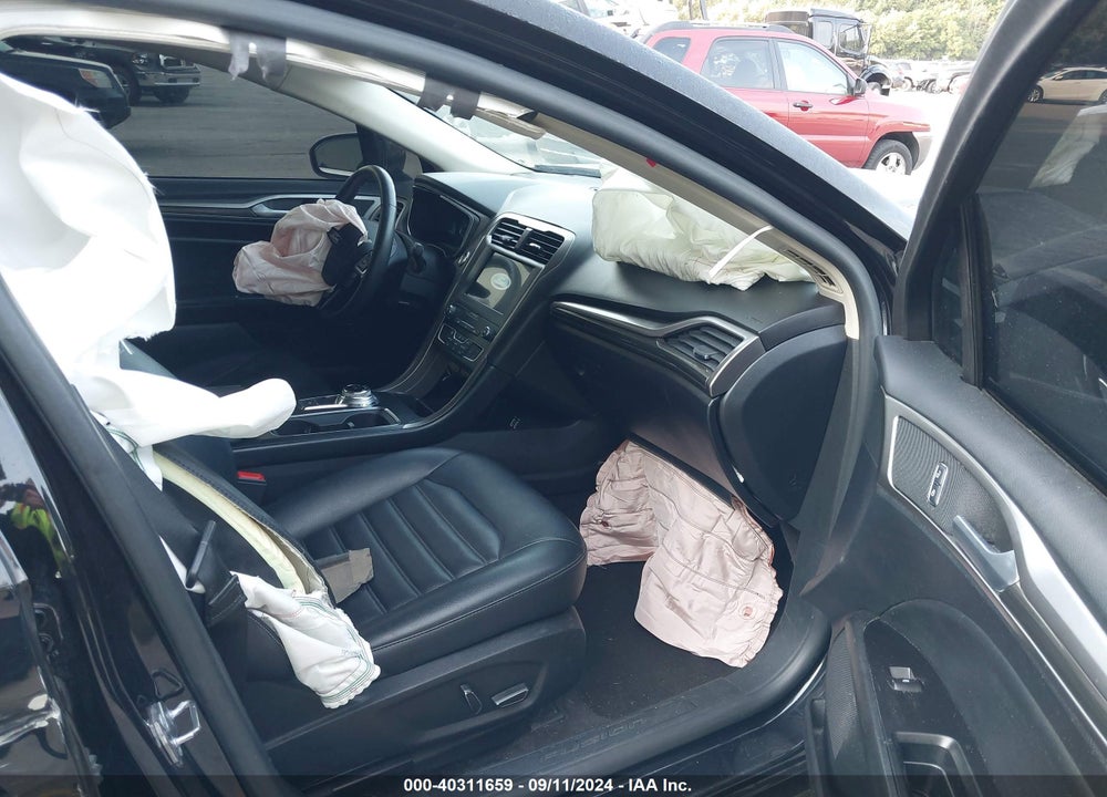 2019 FORD FUSION HYBRID SEL VIN: 3FA6P0MU7KR131986