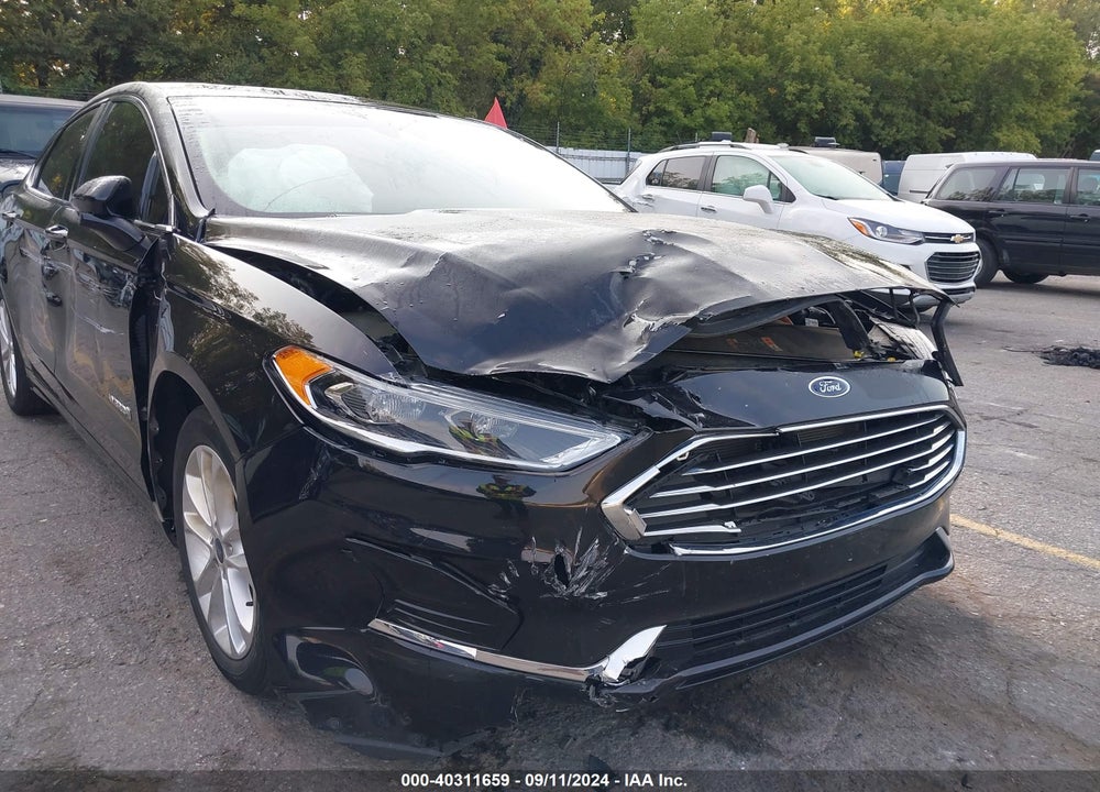 2019 FORD FUSION HYBRID SEL VIN: 3FA6P0MU7KR131986