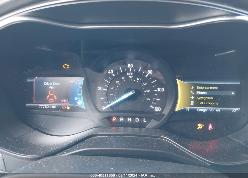 2019 FORD FUSION HYBRID SEL VIN: 3FA6P0MU7KR131986