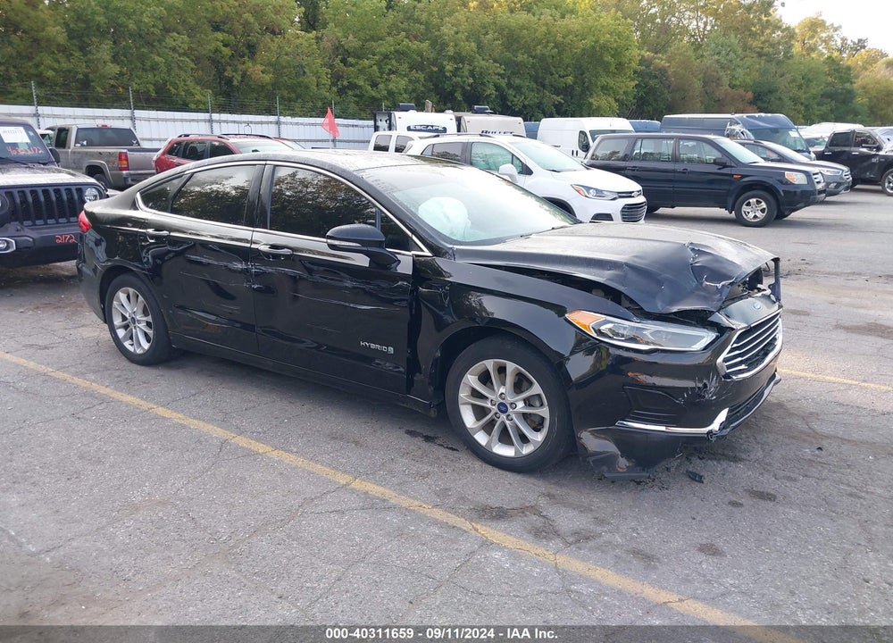 2019 FORD FUSION HYBRID SEL VIN: 3FA6P0MU7KR131986