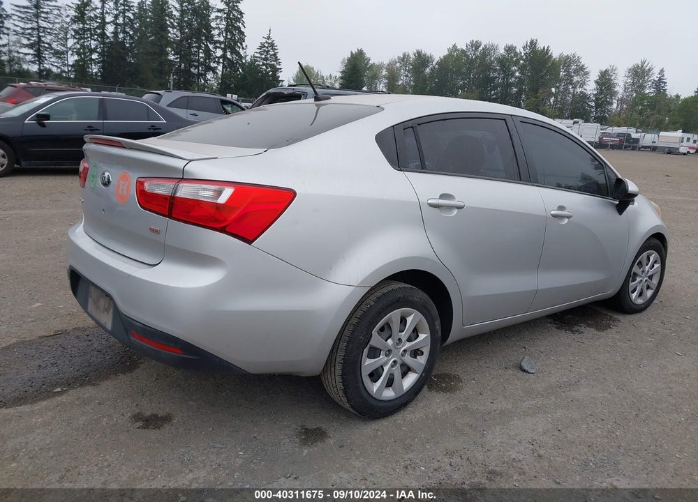 2013 KIA RIO LX VIN: KNADM4A34D6306611
