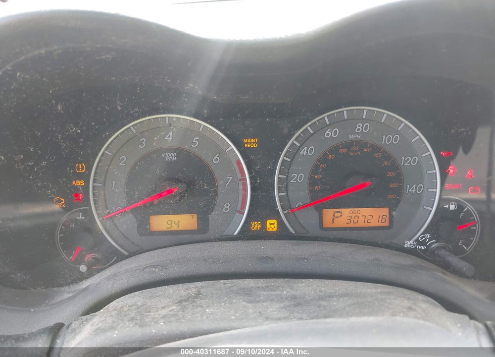 2010 TOYOTA COROLLA S VIN: 1NXBU4EE3AZ377436