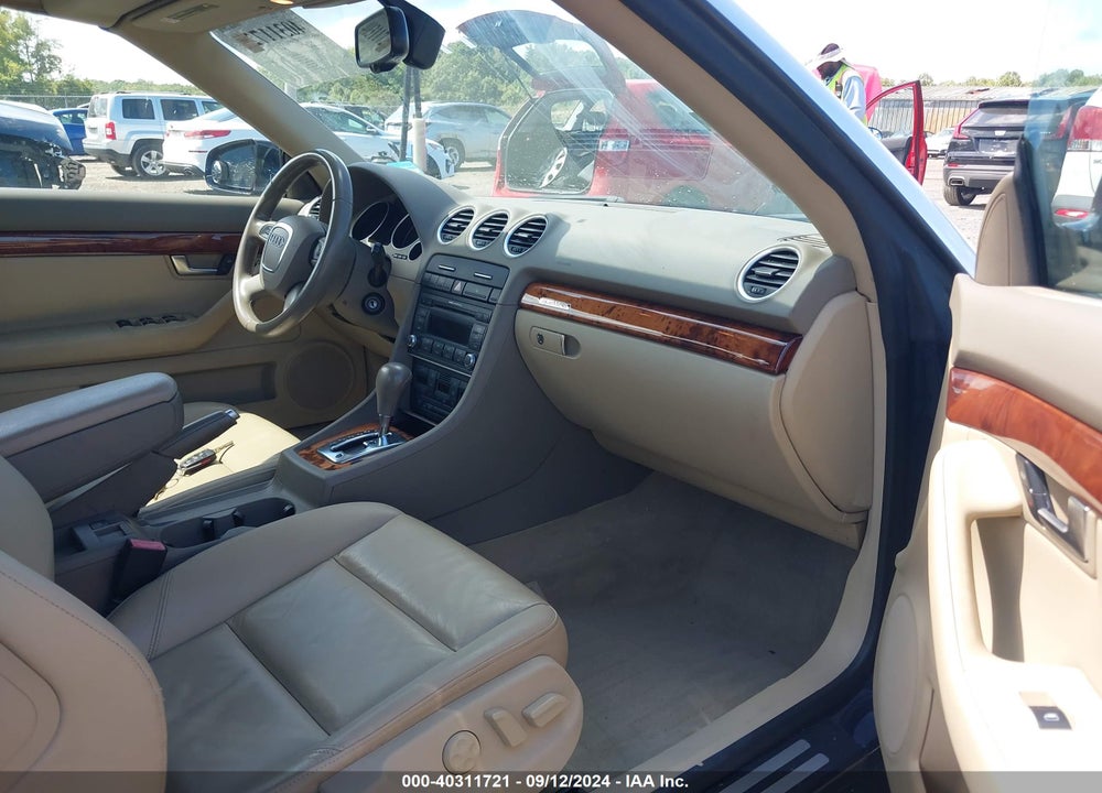 2008 AUDI A4 2.0T VIN: WAUDF48H08K008940