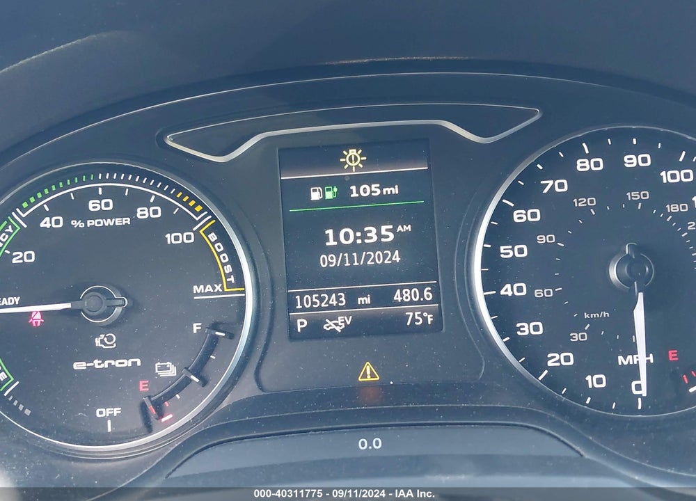 2017 AUDI A3 E-TRON 1.4T PREMIUM VIN: WAUUPBFF5HA119136