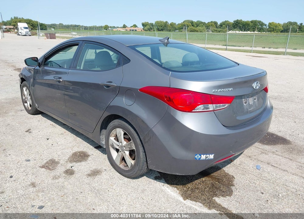 2012 HYUNDAI ELANTRA GLS VIN: 5NPDH4AE4CH100024