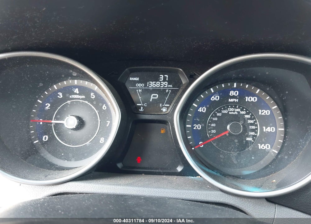 2012 HYUNDAI ELANTRA GLS VIN: 5NPDH4AE4CH100024