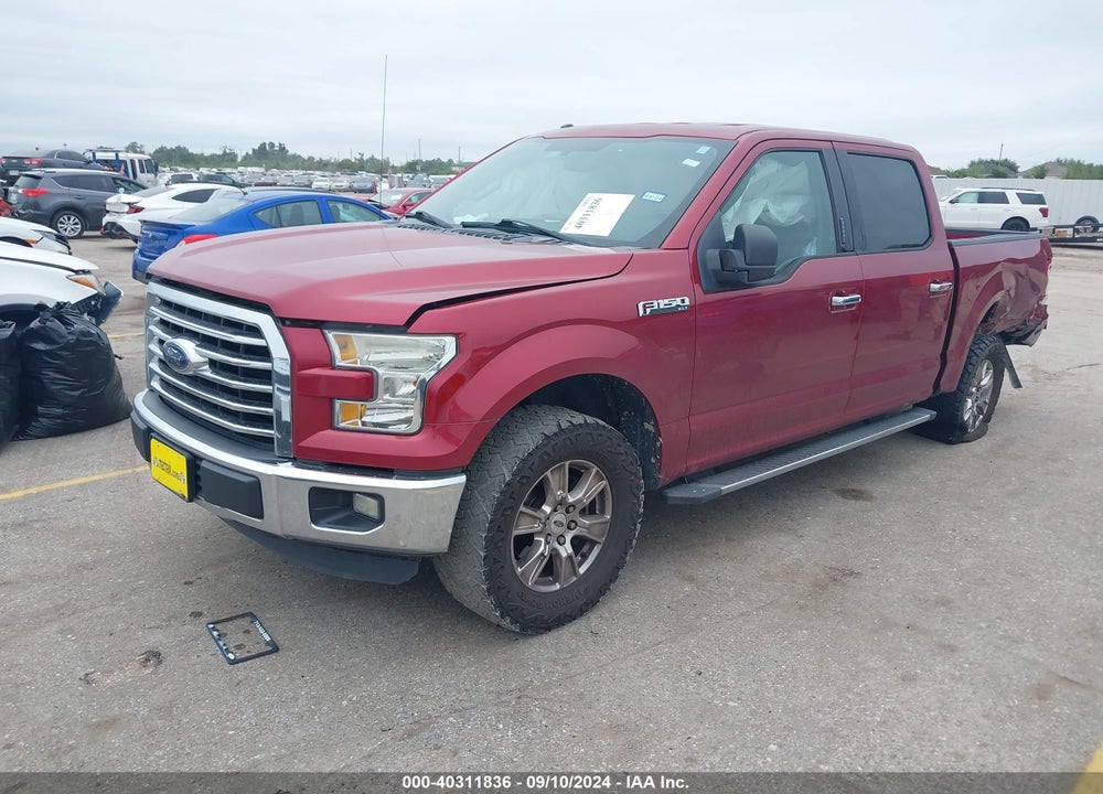 2015 FORD F-150 XLT VIN: 1FTEW1CF6FKD77004