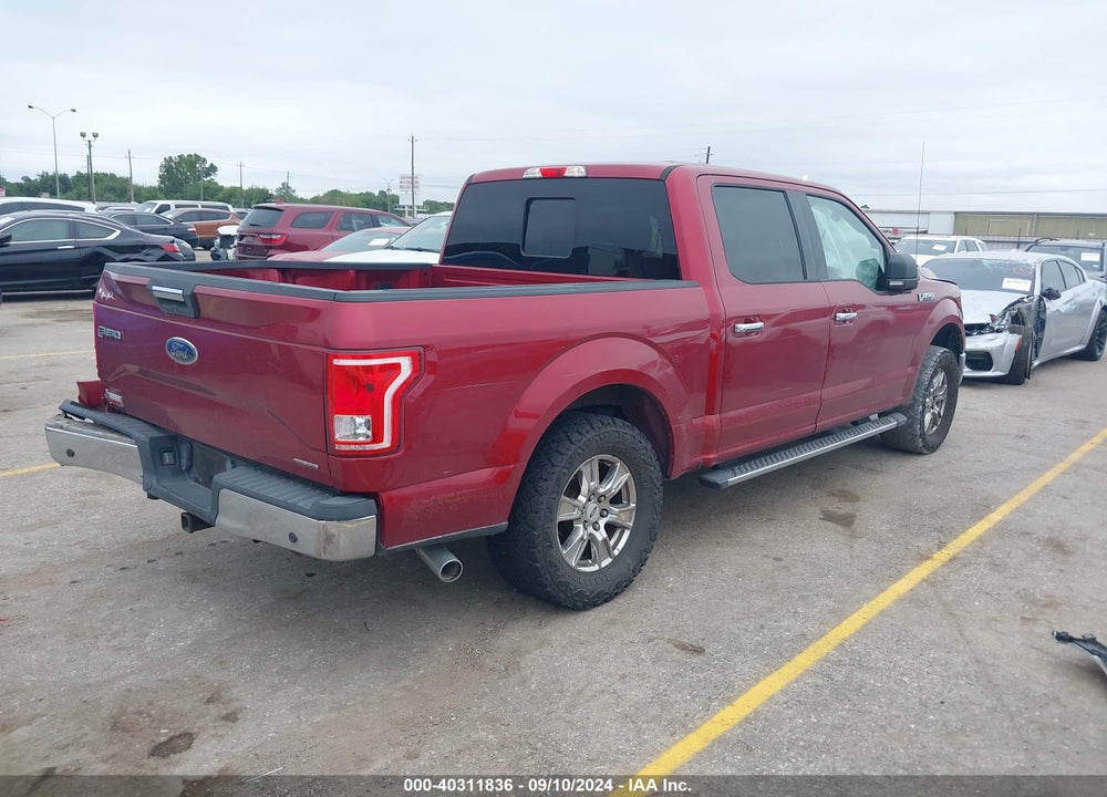2015 FORD F-150 XLT VIN: 1FTEW1CF6FKD77004