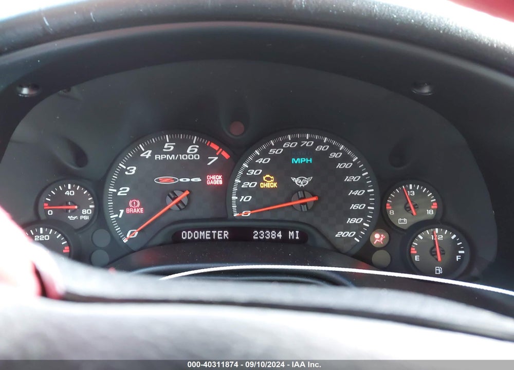 2004 CHEVROLET CORVETTE Z06 HARDTOP VIN: 1G1YY12S345101969