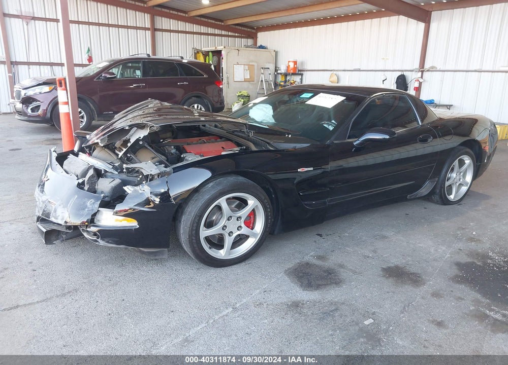 2004 CHEVROLET CORVETTE Z06 HARDTOP VIN: 1G1YY12S345101969
