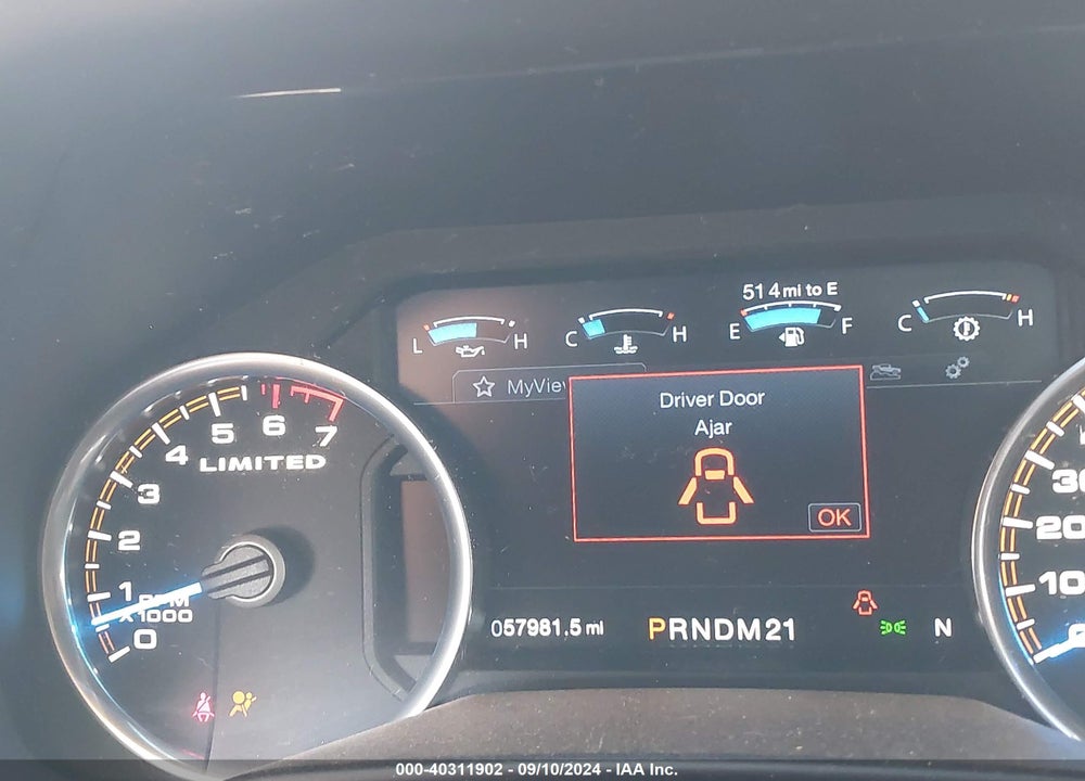 2016 FORD F-150 LIMITED VIN: 1FTEW1EGXGFD45544