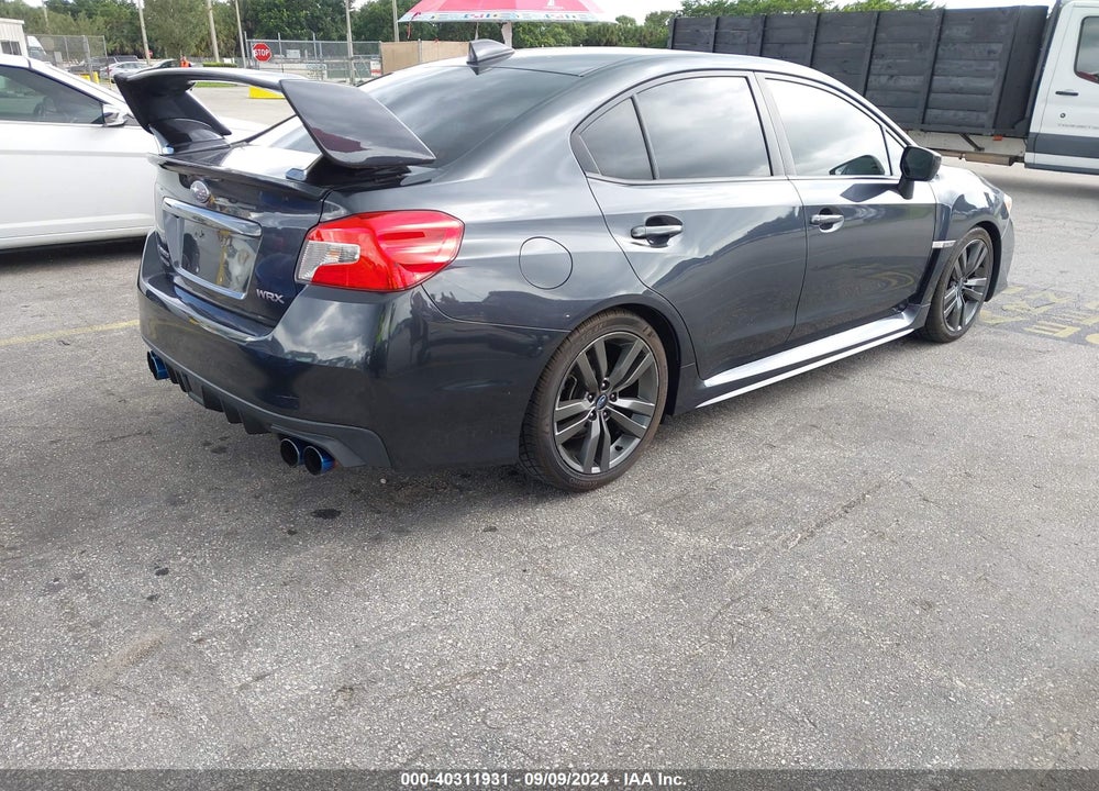 2016 SUBARU WRX PREMIUM VIN: JF1VA1E60G9803764