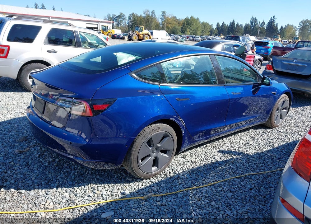 2022 TESLA MODEL 3 VIN: 5YJ3E1EA6NF317506