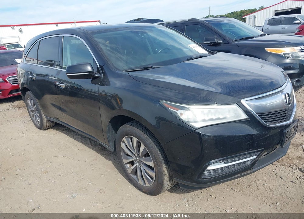 2014 ACURA MDX TECHNOLOGY PACKAGE VIN: 5FRYD3H40EB010468