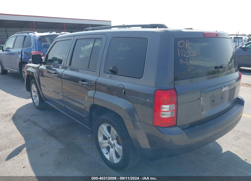 2016 JEEP PATRIOT LATITUDE VIN: 1C4NJPFB9GD502223