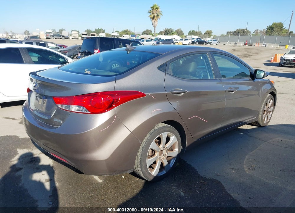 2012 HYUNDAI ELANTRA LIMITED VIN: 5NPDH4AE9CH095273
