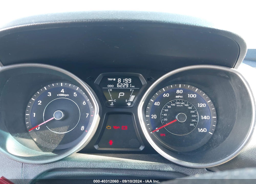 2012 HYUNDAI ELANTRA LIMITED VIN: 5NPDH4AE9CH095273