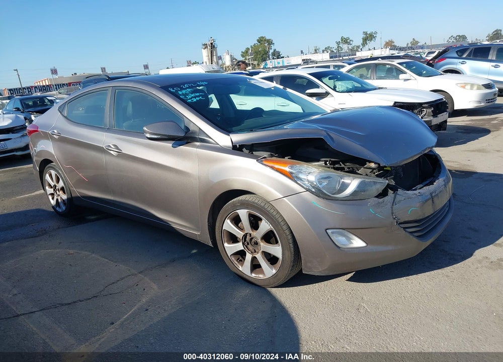 2012 HYUNDAI ELANTRA LIMITED VIN: 5NPDH4AE9CH095273