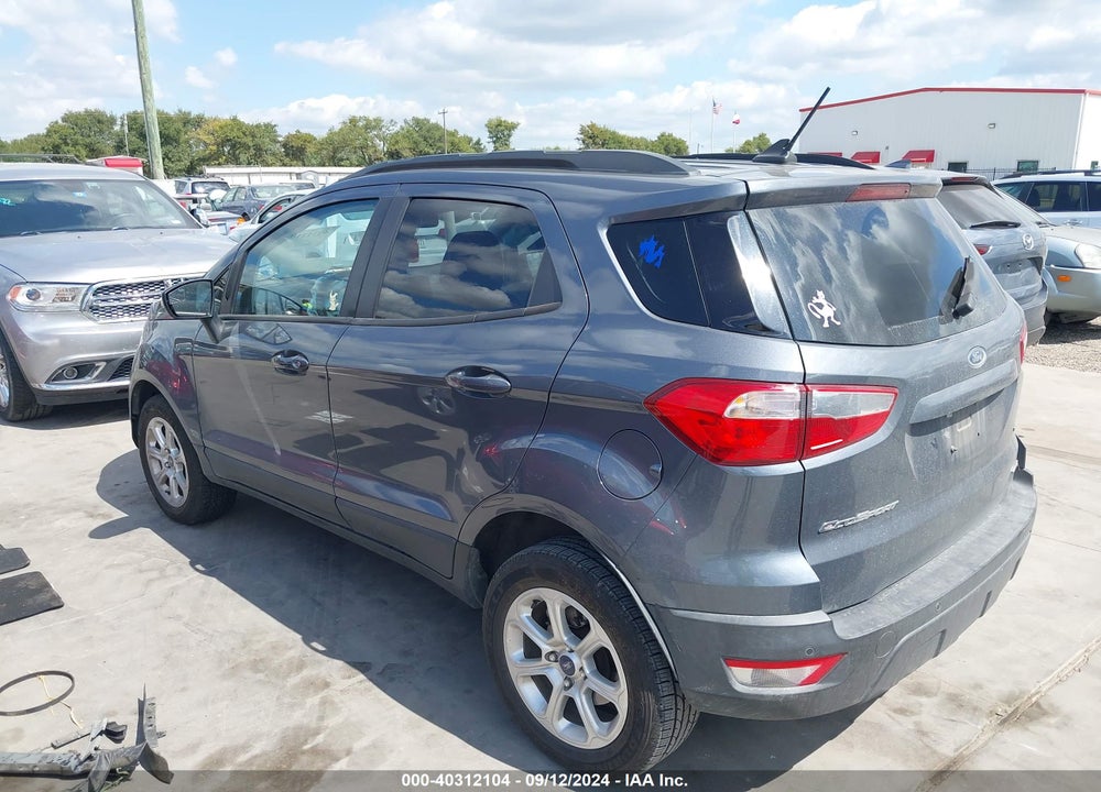 2019 FORD ECOSPORT SE VIN: MAJ6S3GL9KC258708