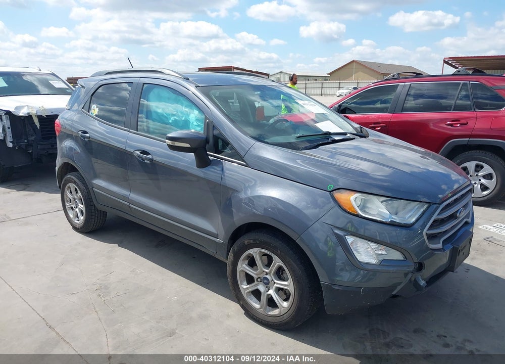 2019 FORD ECOSPORT SE VIN: MAJ6S3GL9KC258708