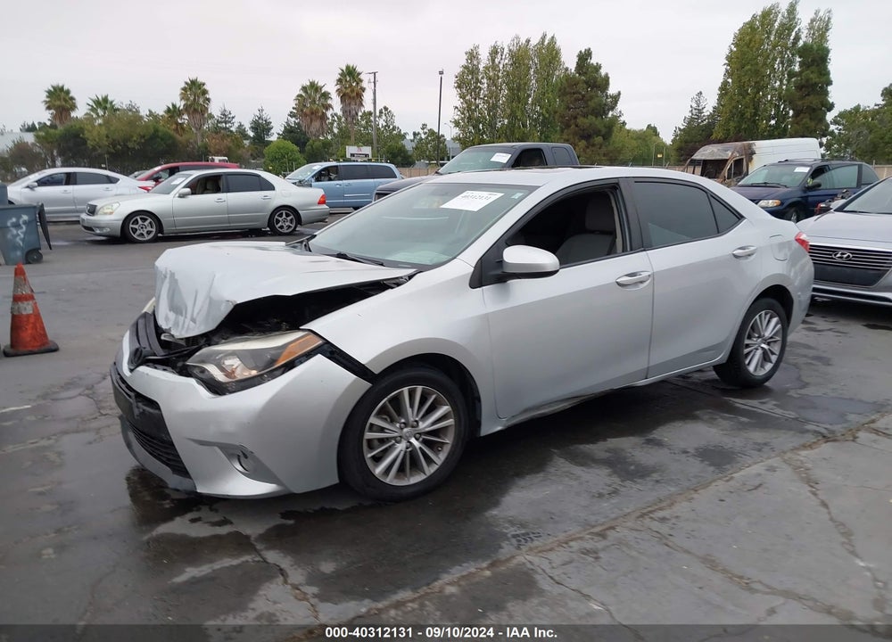 2014 TOYOTA COROLLA LE PLUS VIN: 5YFBURHEXEP021968