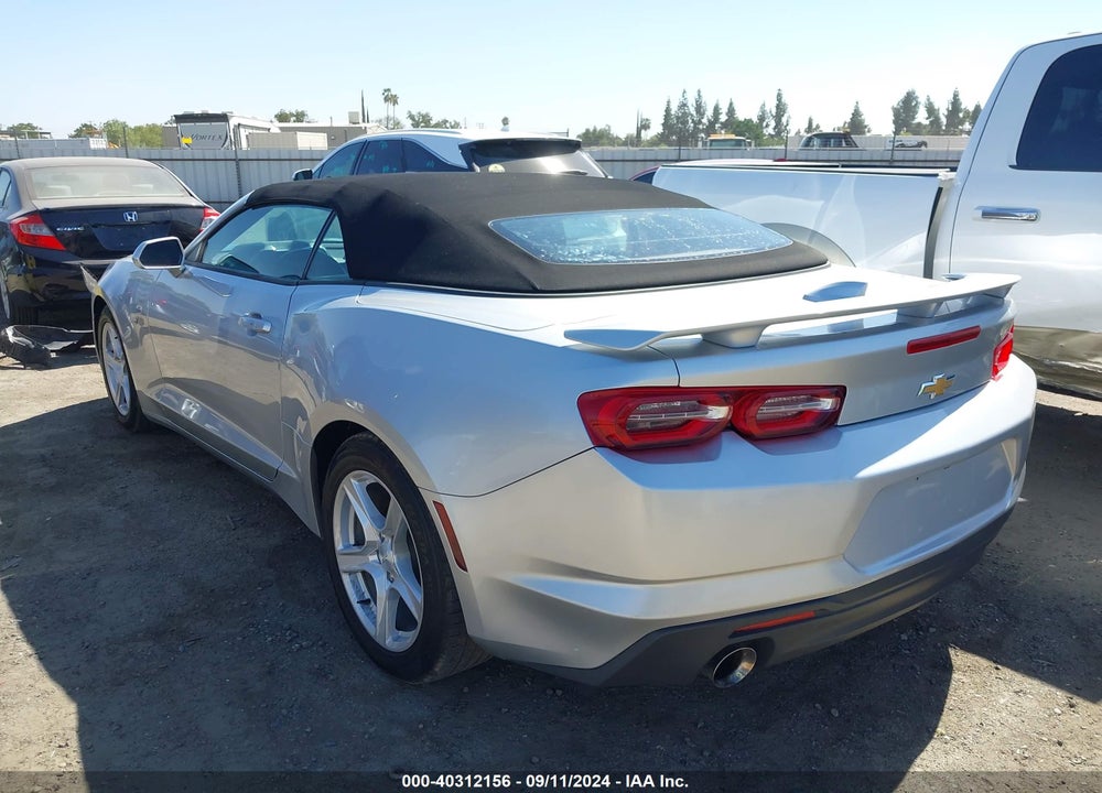 2019 CHEVROLET CAMARO 1LT VIN: 1G1FB3DSXK0117887