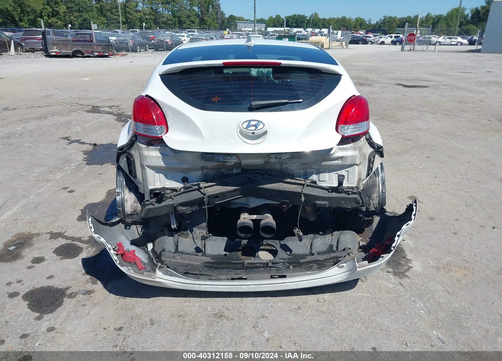 2014 HYUNDAI VELOSTER TURBO W/BLACK VIN: KMHTC6AE9EU183721