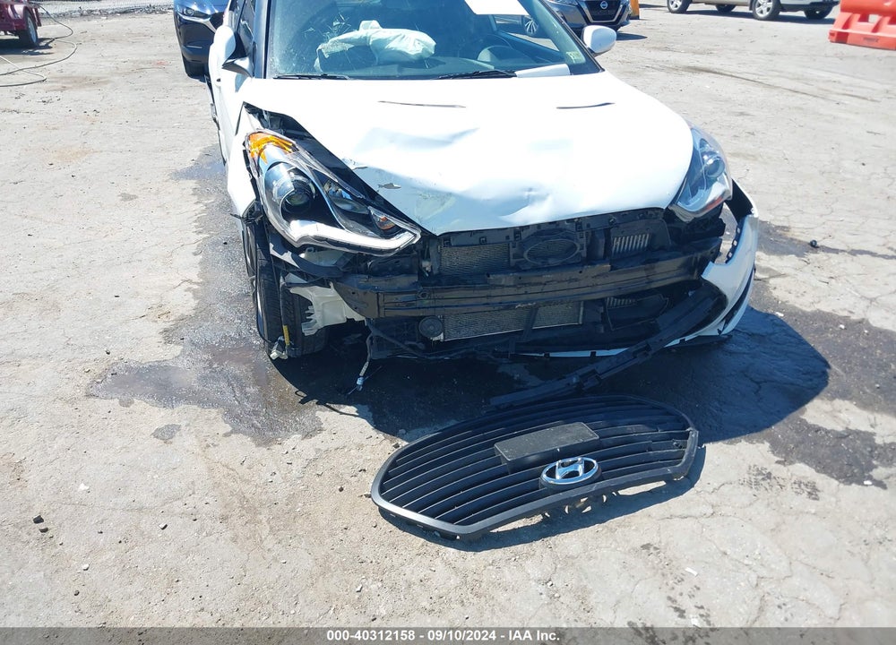2014 HYUNDAI VELOSTER TURBO W/BLACK VIN: KMHTC6AE9EU183721