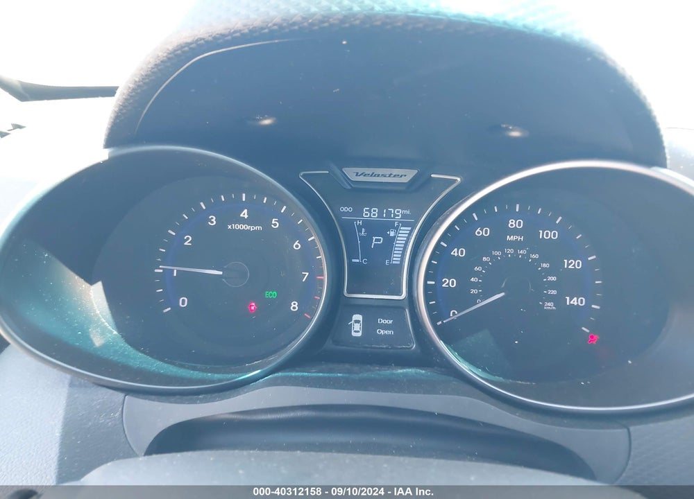 2014 HYUNDAI VELOSTER TURBO W/BLACK VIN: KMHTC6AE9EU183721