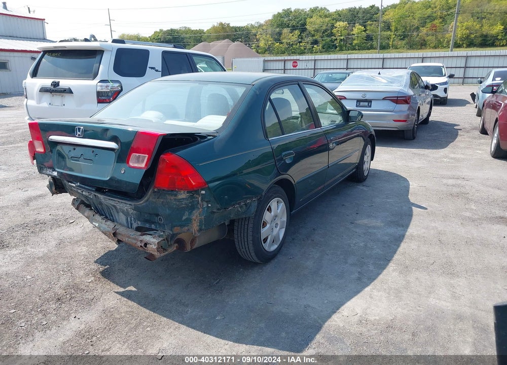 2002 HONDA CIVIC EX VIN: 1HGES26782L017065