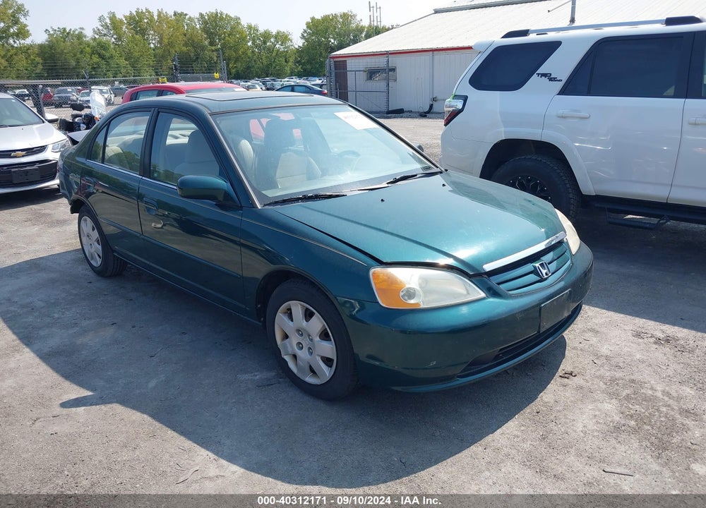 2002 HONDA CIVIC EX VIN: 1HGES26782L017065