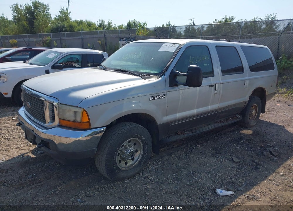 2001 FORD EXCURSION XLT VIN: 1FMNU41S81EC46831