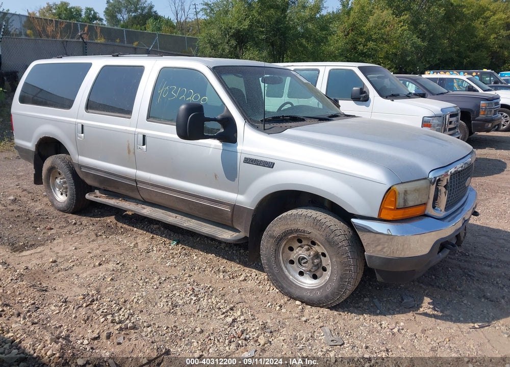 2001 FORD EXCURSION XLT VIN: 1FMNU41S81EC46831