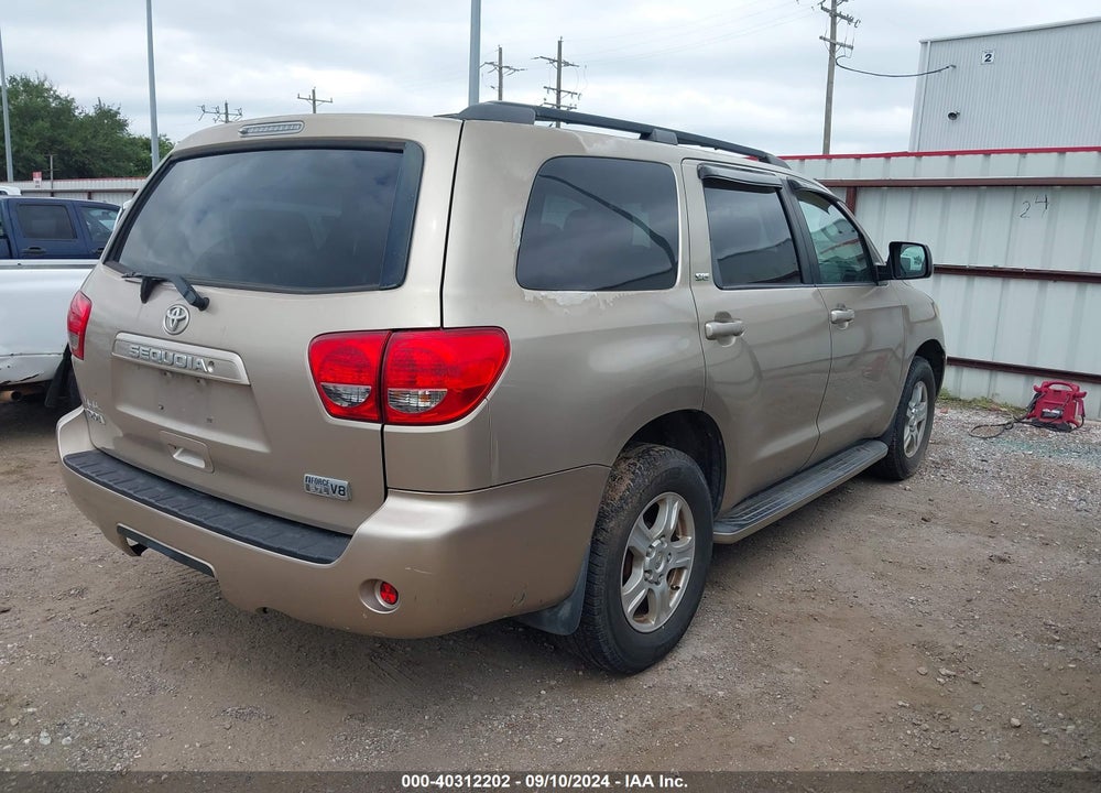 2008 TOYOTA SEQUOIA SR5 5.7L V8 VIN: 5TDZY64A28S005022
