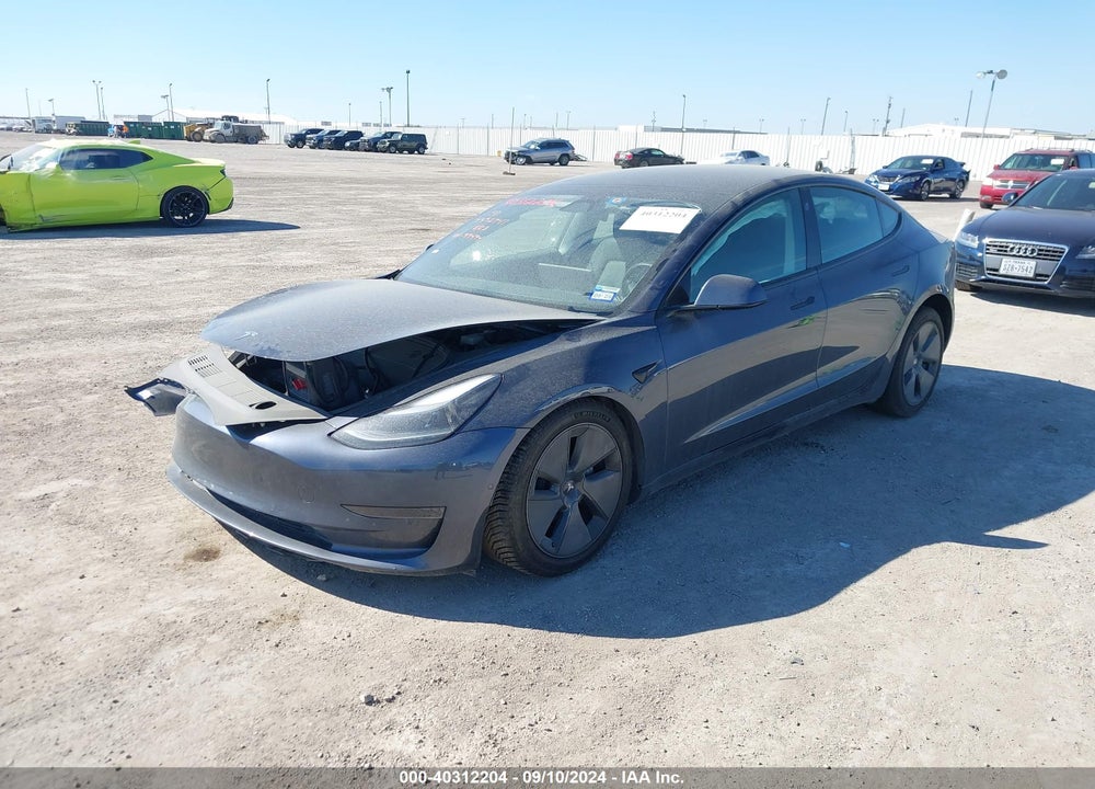 2021 TESLA MODEL 3 STANDARD RANGE PLUS REAR-WHEEL DRIVE VIN: 5YJ3E1EA2MF919494