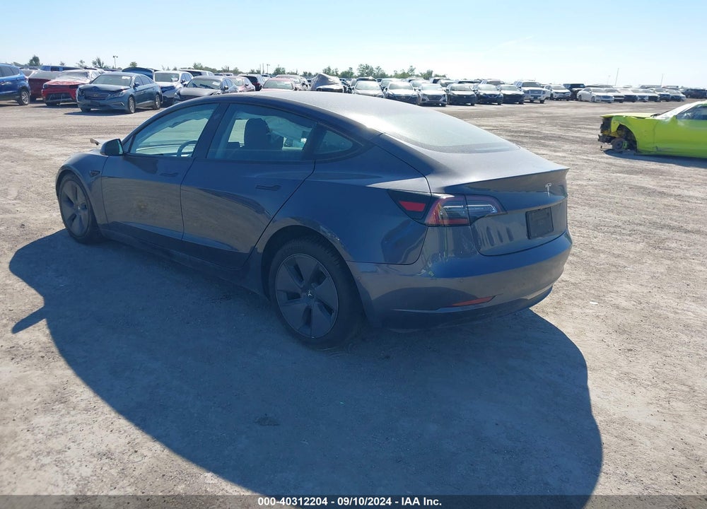 2021 TESLA MODEL 3 STANDARD RANGE PLUS REAR-WHEEL DRIVE VIN: 5YJ3E1EA2MF919494