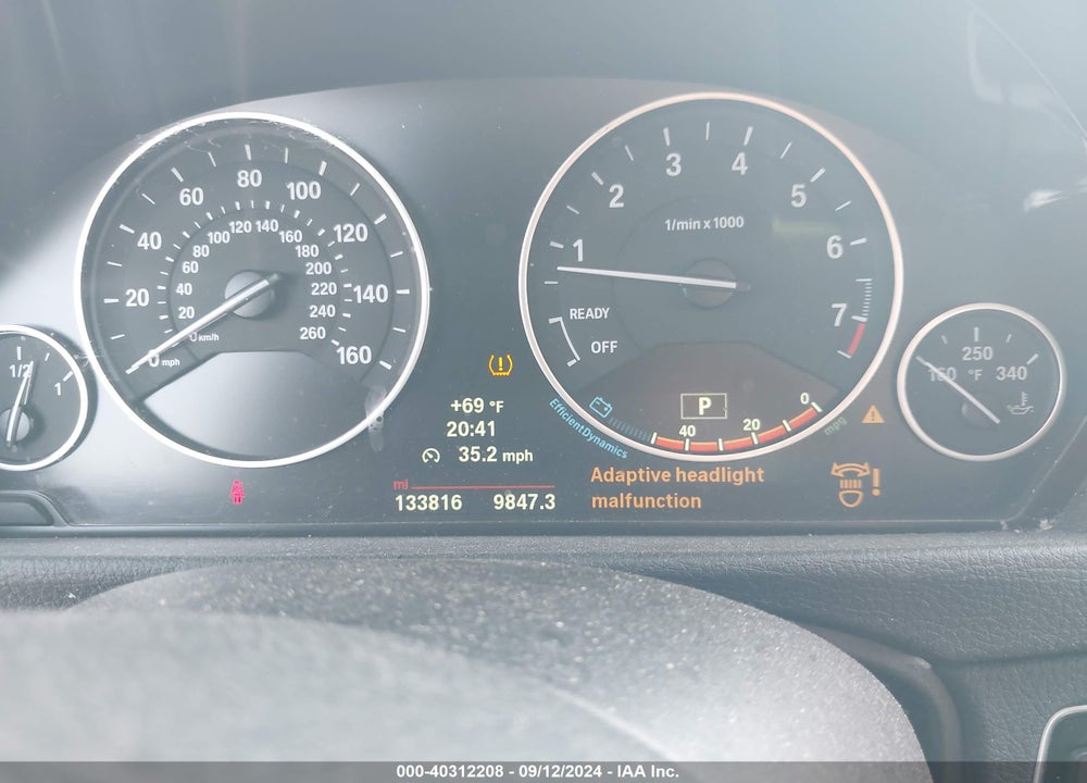 2014 BMW 328I XDRIVE VIN: WBA3B5C50EF958651