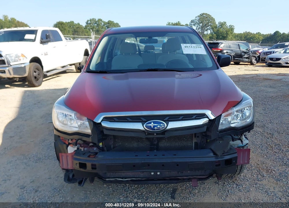 2018 SUBARU FORESTER 2.5I VIN: JF2SJAAC0JG536798