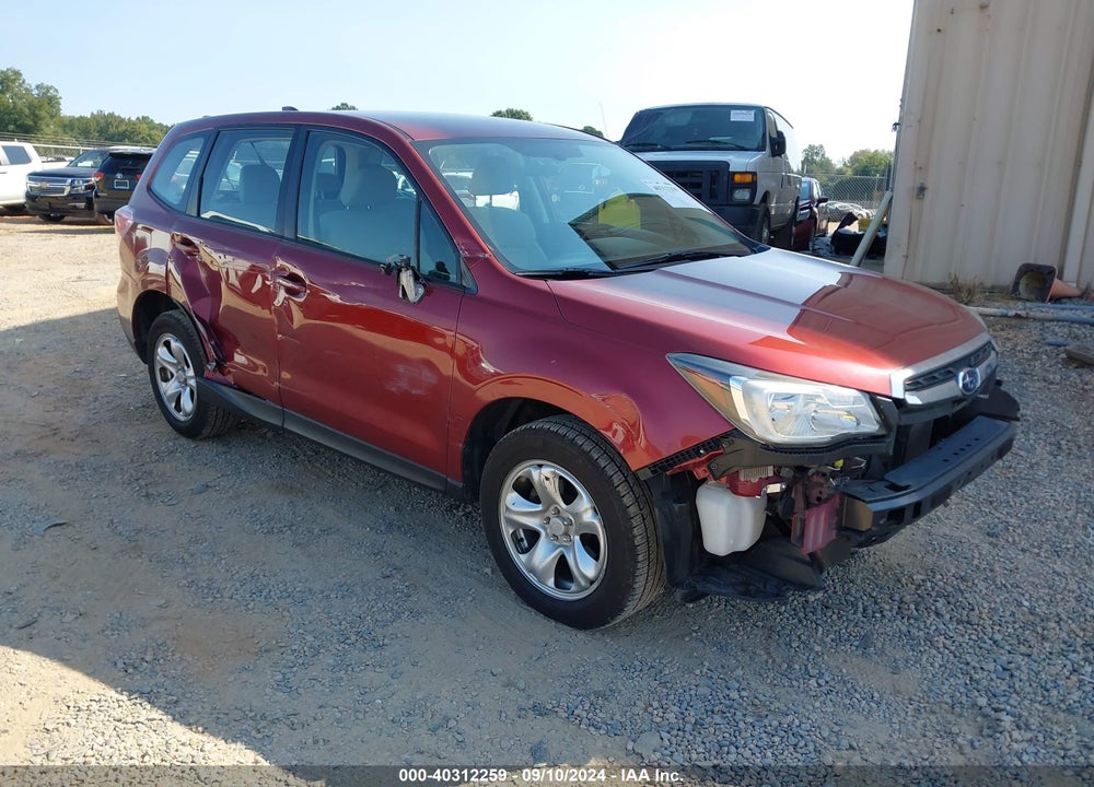 2018 SUBARU FORESTER 2.5I VIN: JF2SJAAC0JG536798
