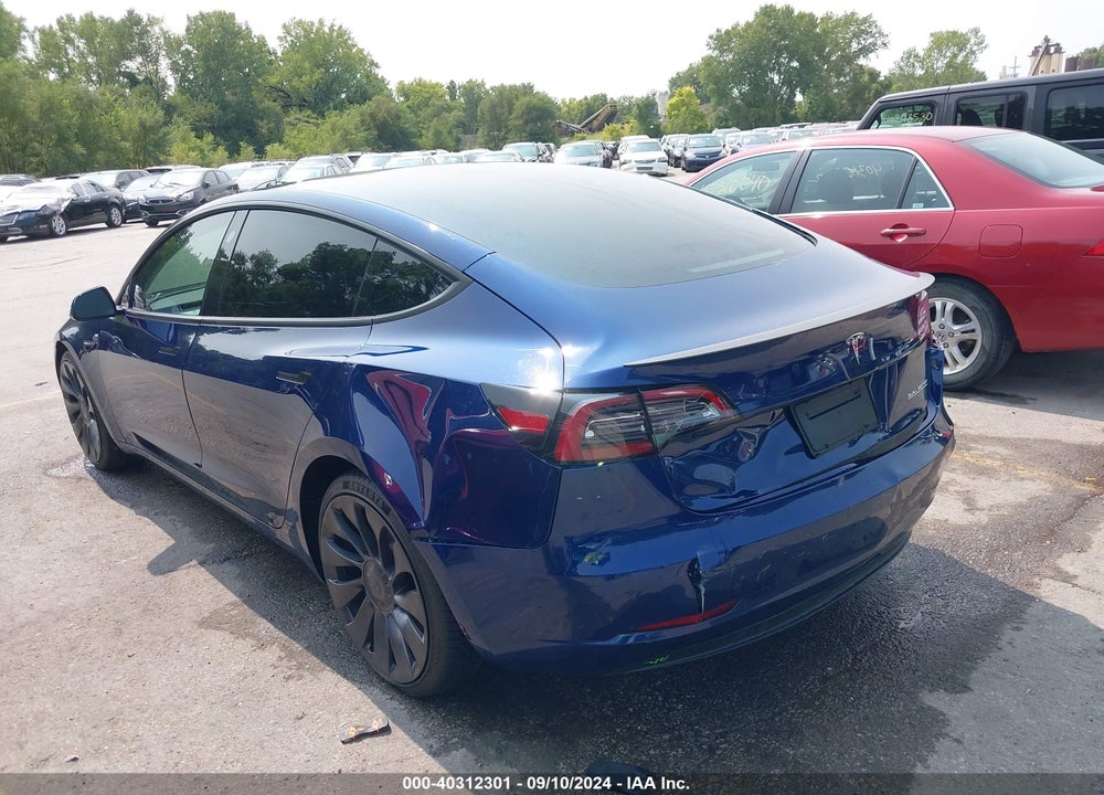 2023 TESLA MODEL 3 PERFORMANCE DUAL MOTOR ALL-WHEEL DRIVE VIN: 5YJ3E1ECXPF636928