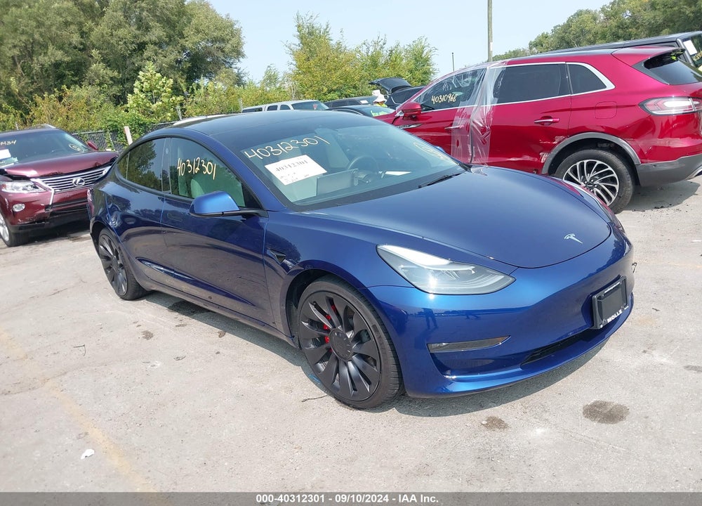 2023 TESLA MODEL 3 PERFORMANCE DUAL MOTOR ALL-WHEEL DRIVE VIN: 5YJ3E1ECXPF636928