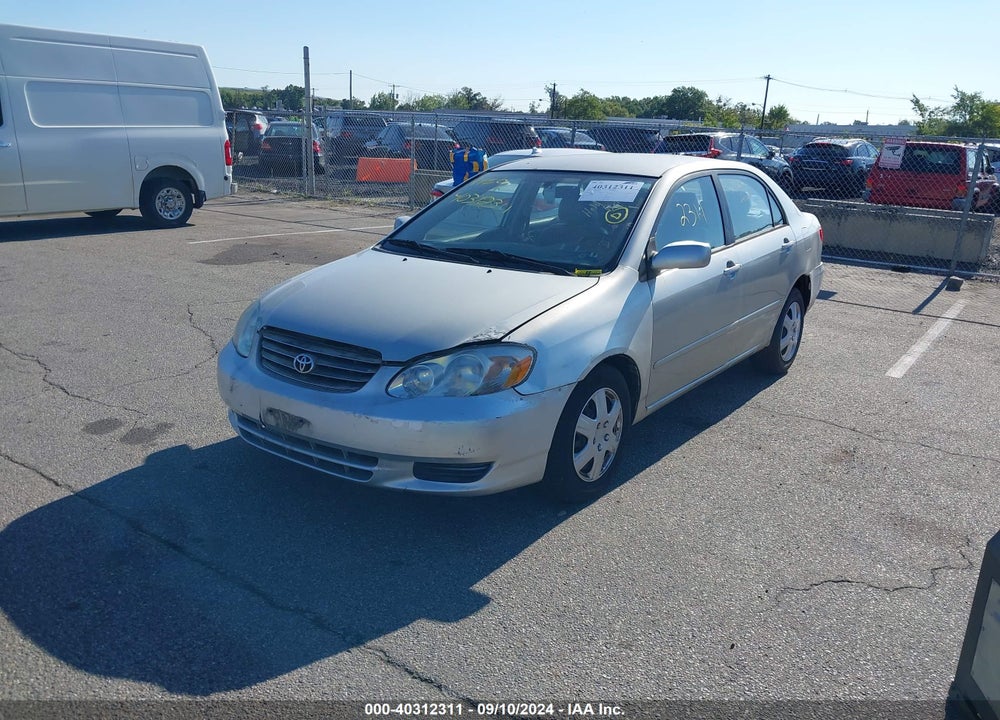 2004 TOYOTA COROLLA LE VIN: 2T1BR38E24C198737