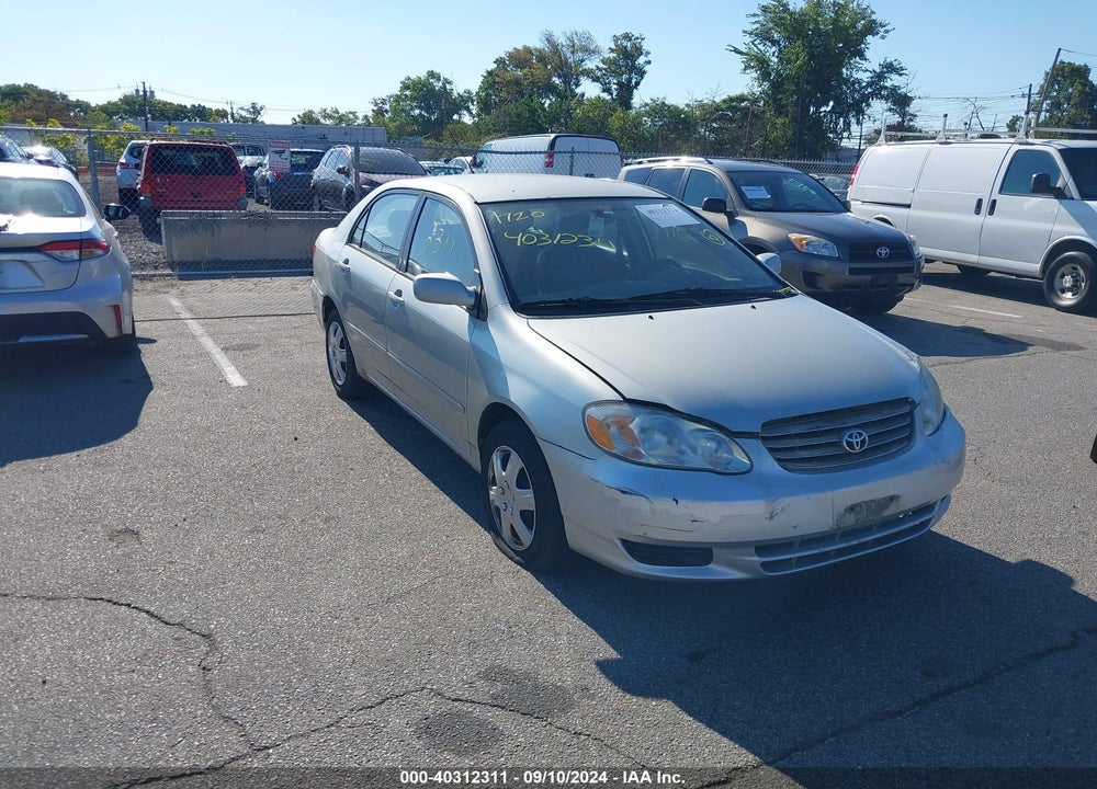 2004 TOYOTA COROLLA LE VIN: 2T1BR38E24C198737
