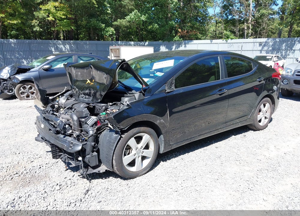 2013 HYUNDAI ELANTRA GLS VIN: KMHDH4AE6DU551703