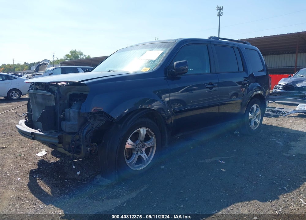2012 HONDA PILOT EX-L VIN: 5FNYF4H58CB038347