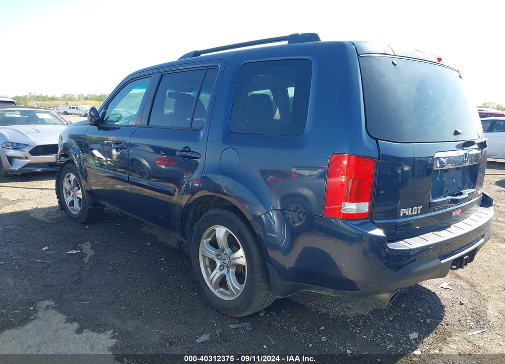 2012 HONDA PILOT EX-L VIN: 5FNYF4H58CB038347