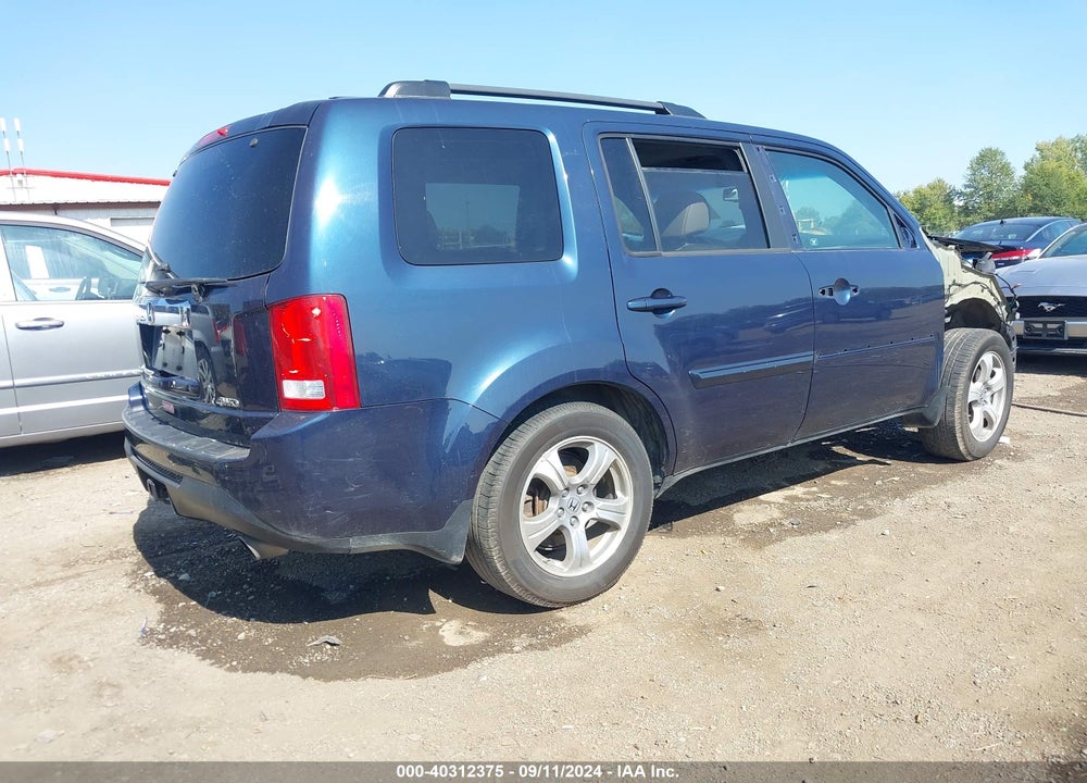 2012 HONDA PILOT EX-L VIN: 5FNYF4H58CB038347