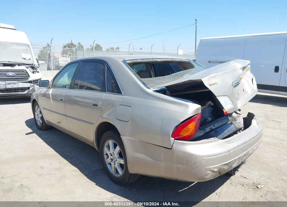 2000 TOYOTA AVALON XLS VIN: 4T1BF28B5YU072983